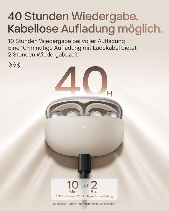 Produktbild Shokz OpenDots One Open-Ear-Kopfhörer (40 h, Kabellos)