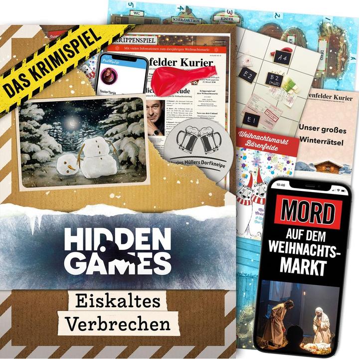 Produktbild Hidden Games Eiskaltes Verbrechen - Krimispiel (Deutsch, 1 - 6 Spieler)