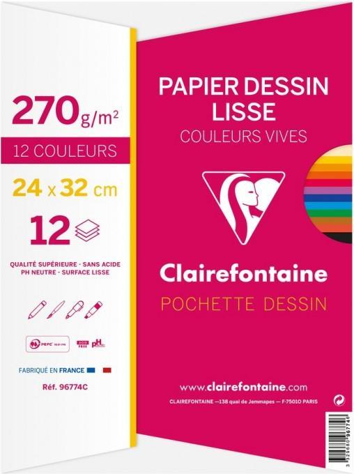 Actual product image Clairefontaine Art lessons (270 g/m², 540 x)