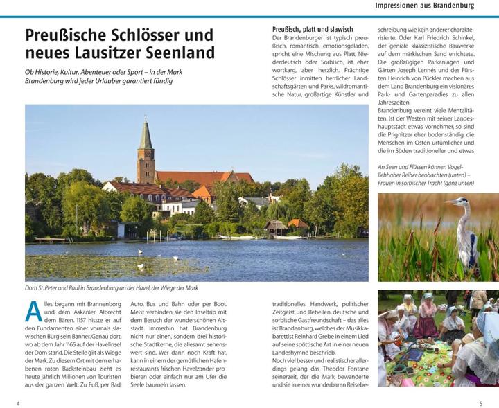 Produktbild Reiseführer Brandenburg (Deutsch, Bärbel Rechenbach, 2018)