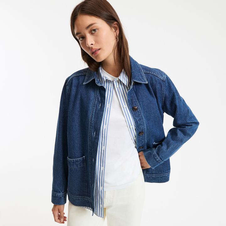 Image du produit La Redoute Collections Geknöpfte Jacke im Oversize-Schnitt (XL)