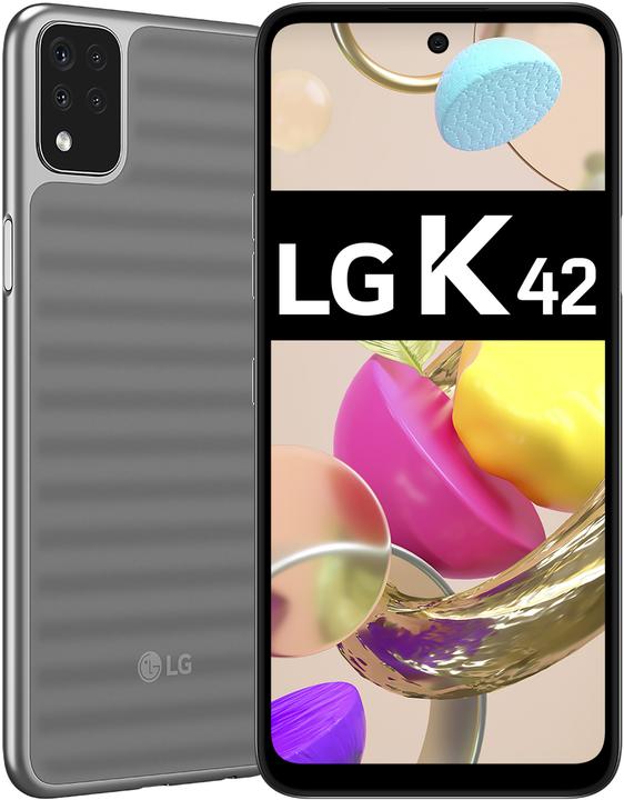 Productafbeelding LG K42 (64 GB, Grijs, 6.60", Dubbele SIM, 4G)