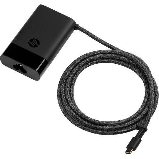 HP USB-C Laptop-Ladegerät 65 W (65 W), Notebook Netzteil, Schwarz