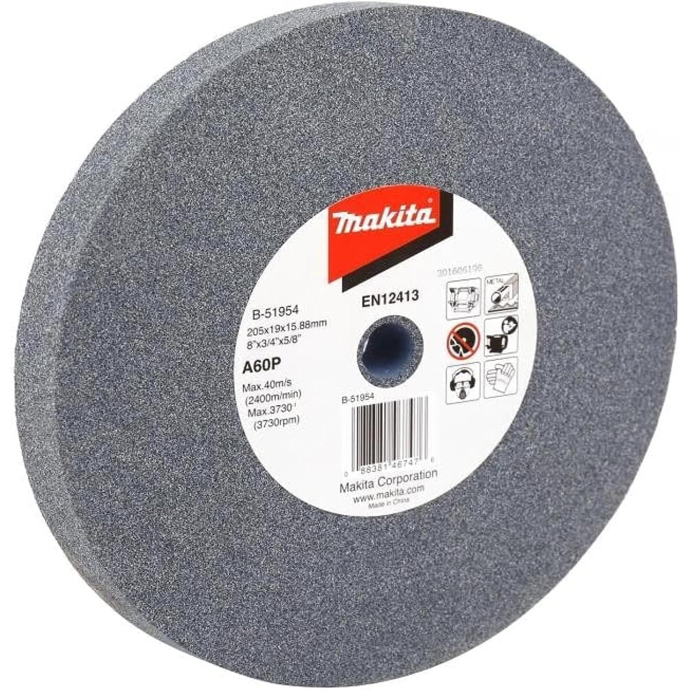 Makita, Schleifmittel, Schleifstein A60P 205x19x15,88 (Mittel)