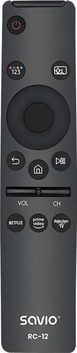 Actual product image Savio RC-12 Remote Control IR Wireless TV (Device-specific remote control, Infrared)