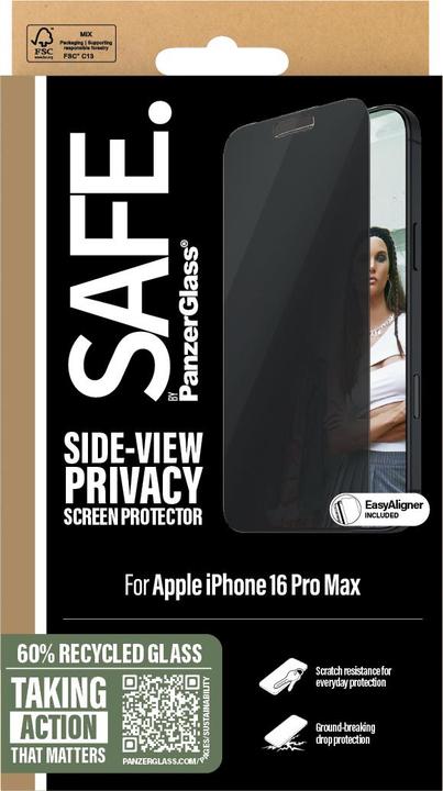Produktbild PanzerGlass SAFE Privacy Screen Protector (Apple iPhone 16 Pro Max)