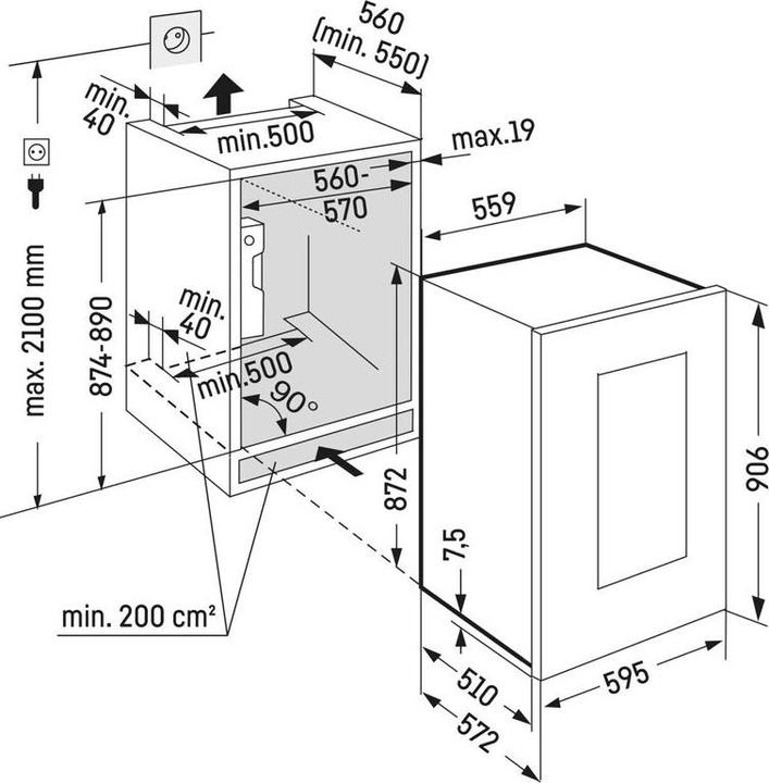 Actual product image Liebherr EWTgb 1683-26