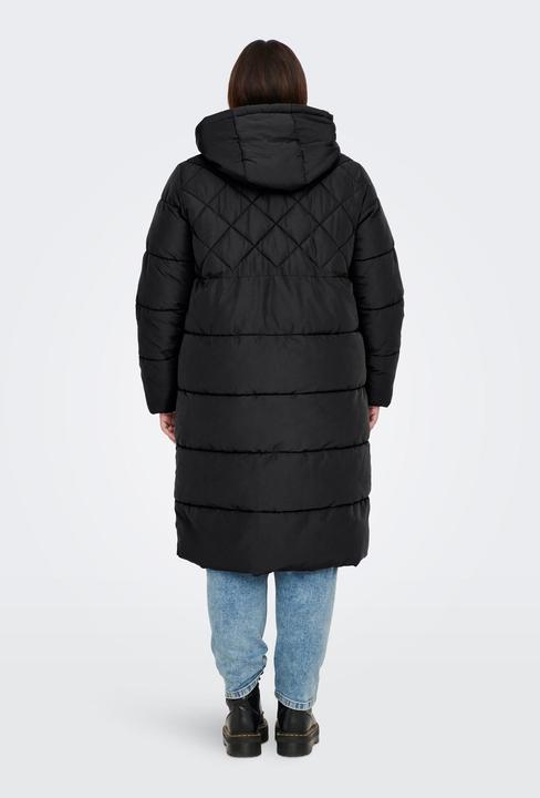 Produktbild Only Curvy gesteppte Kapuzen Mantel