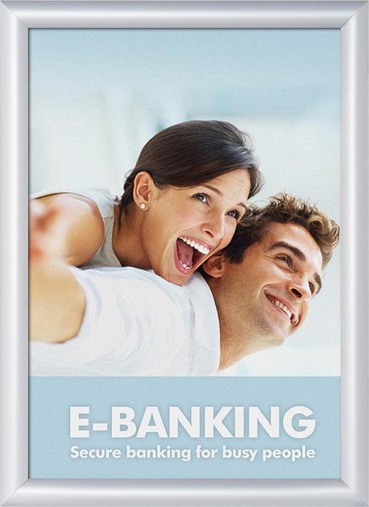 Actual product image Showdown Displays Showdown® Displays snap frame silver 32.8 x 45.1 cm (A3)