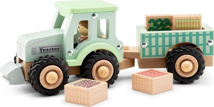 Immagine prodotto Eitech Trattore con rimorchio e verdure pastello