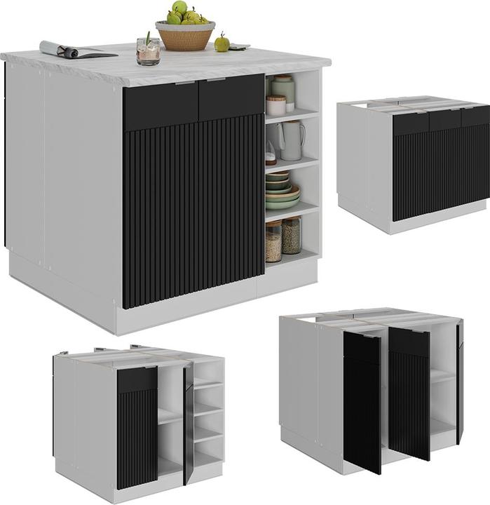 Produktbild Vicco Kücheninsel Fame-Line (60 x 82 x 82 cm)