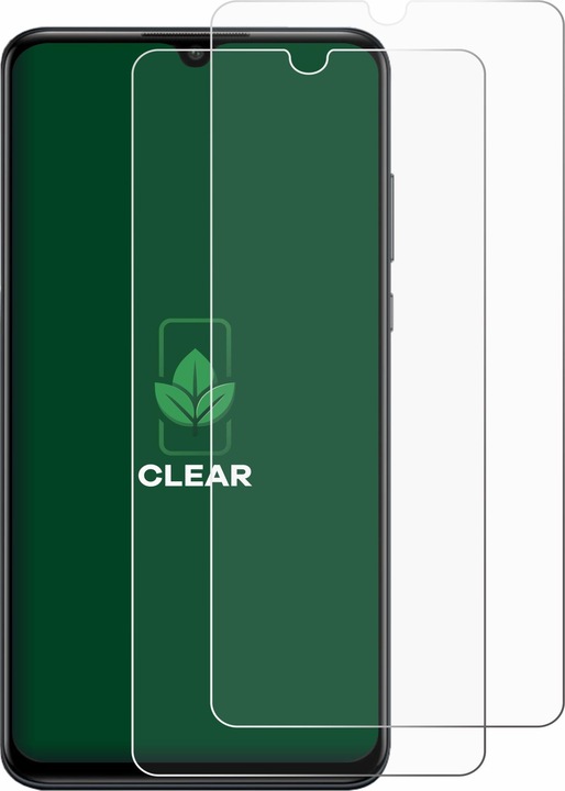 Actual product image ScreenLeaf Protective film sustainable screen protector screen protector film clear transparent (2 Piece, Huawei P30 Lite)