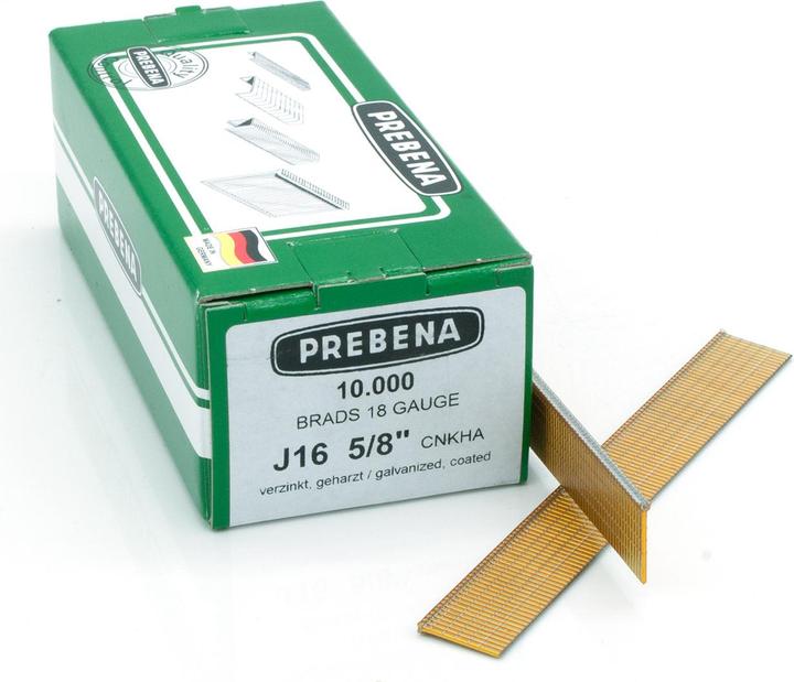 Actual product image Prebena Upset head nails galvanised resinated16 mm