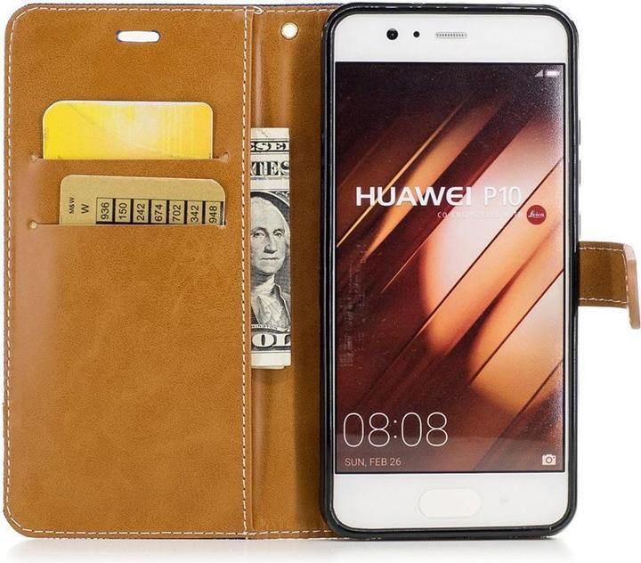 Produktbild König Design Hülle Handy Schutz für Huawei P10 Case Cover Tasche Wallet Etui Handyhülle Neu (Haier P10)