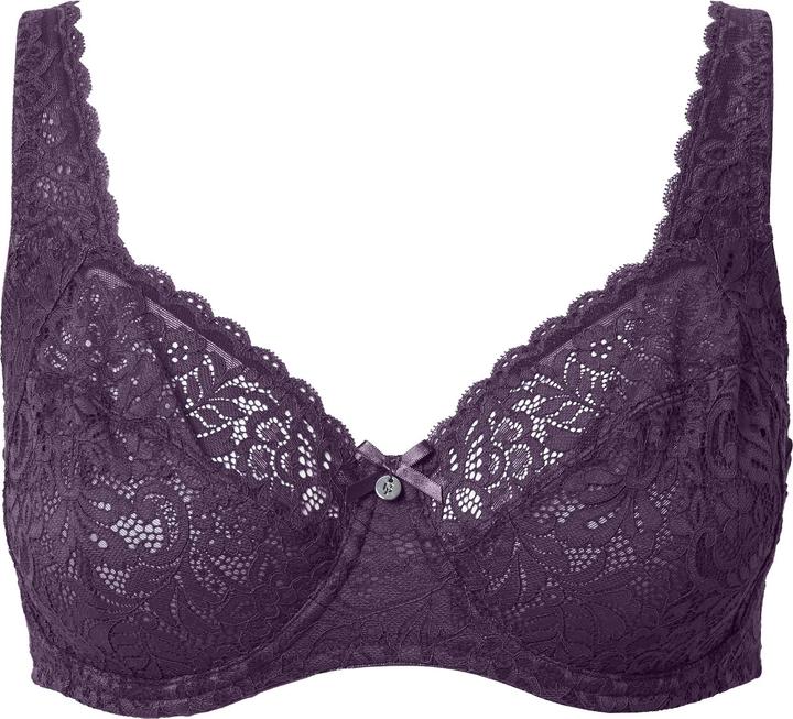 Immagine prodotto Ulla Popken Reggiseno in pizzo floreale con ferretto e coppa C-E (95 C)