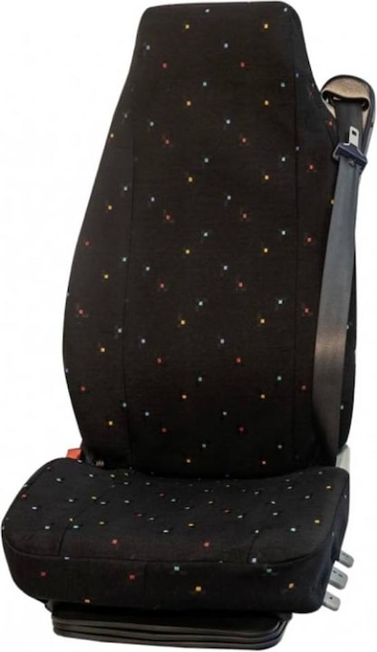 HP Autozubehör 22221 Seat Cover Cotton, Polyester Black, Patterned Driver's