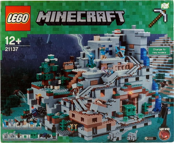 Image du produit LEGO La grotte de la montagne (21137, LEGO Minecraft)