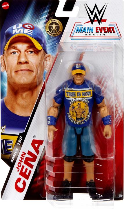 Actual product image Mattel WWE Main Event Series Actionfigur John Cena 15 cm