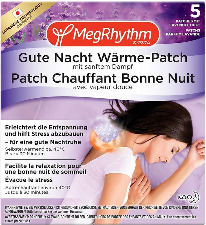 Actual product image Megrhythm Warmth Patch Good Night (5 x)