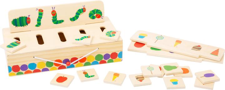 Actual product image small foot Caterpillar Nimmersatt picture sorting box