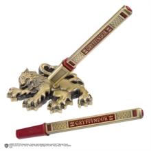 Produktbild Noble Collection HP- Gryffindor House Pen and Desk Stand (NN8623) (Gold, Rot, 1x)