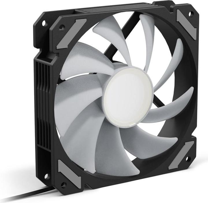 Produktbild Sharkoon SHARK Mirror RGB PWM (schwarz) (120 mm, 1 x)