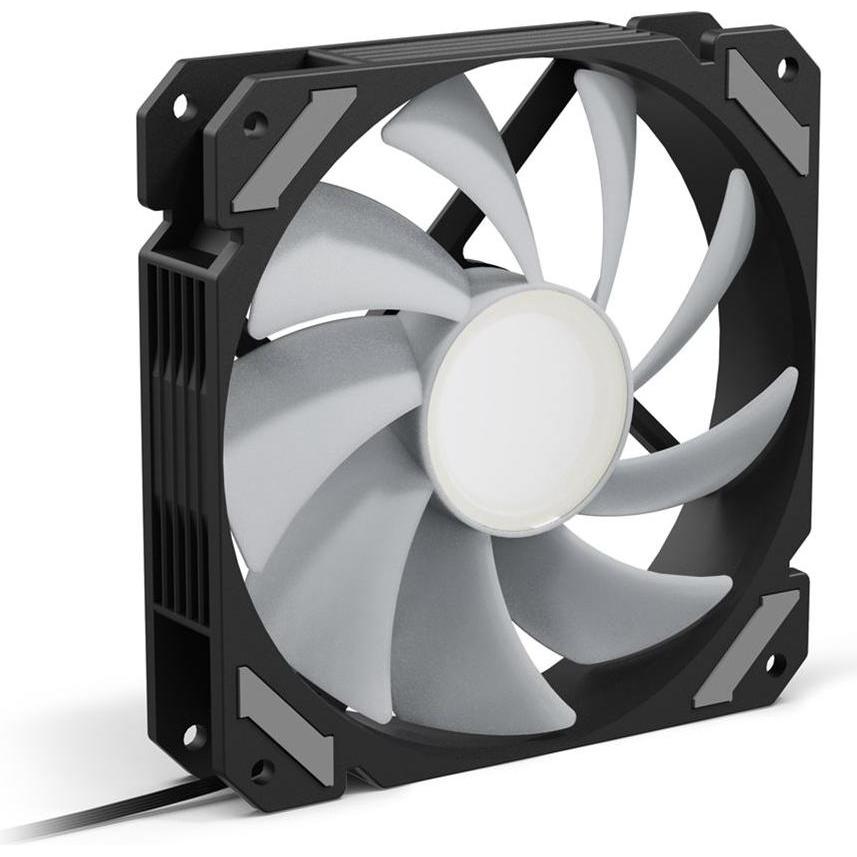Sharkoon SHARK Mirror RGB PWM (schwarz) (120 mm), PC Lüfter, Schwarz