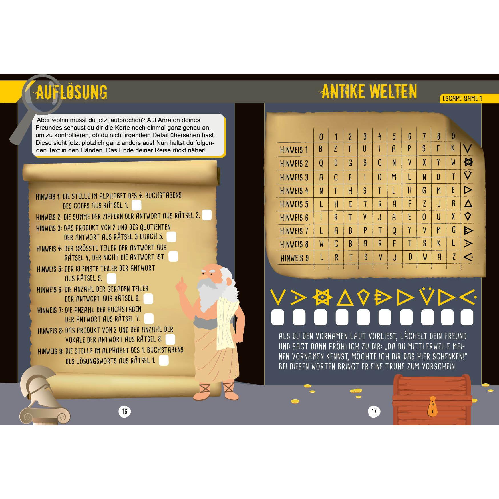 Thumbnail - Rätsel, Codes und Games – Die XXL Mathe-Challenge für die 7. und 8. Klasse, Kinderbücher von Gesa Mattiesch, Jean-Baptis...