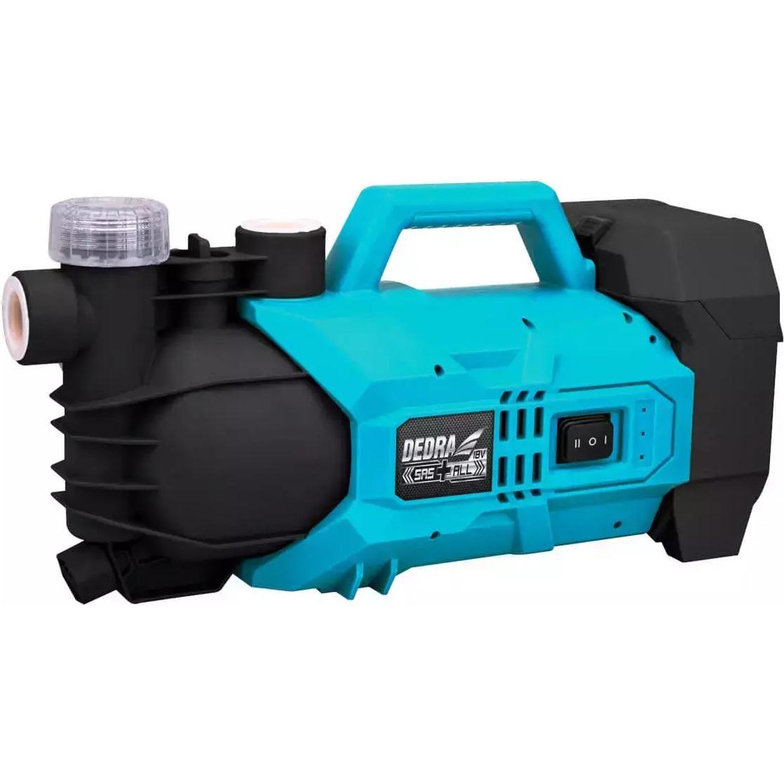 Dedra, Wasserpumpe, Battery water pump 18V, 1.5m hose, non-return valve, quick connections