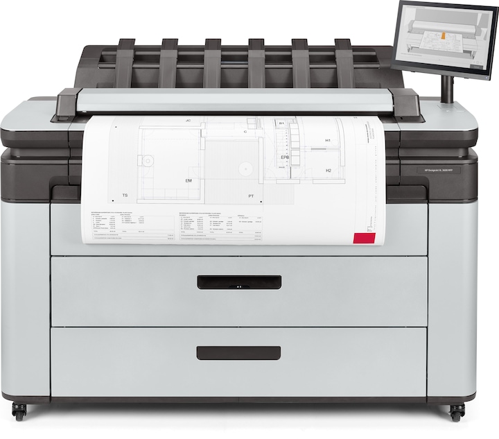 Produktbild HP DesignJet XL 3600dr MFP Printer (Thermodirekt)