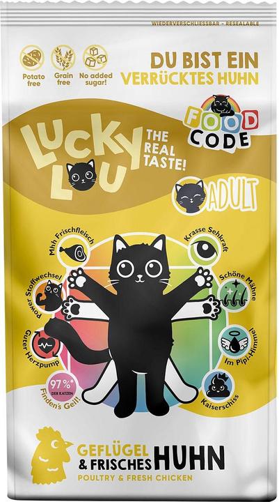 Image du produit Lucky Lou Adult volaille & poulet, 340g (Adulte, 6 pcs, 340 g)