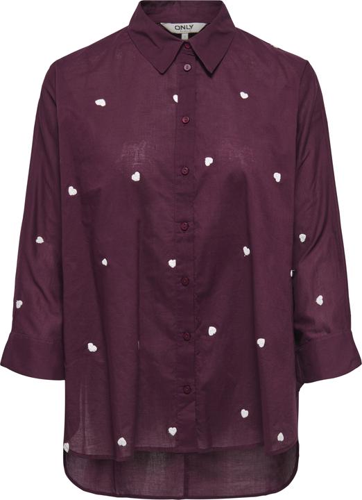 Produktbild Only Onlnew Lina Grace Ls Emb Shirt Noos Wvn (XL)
