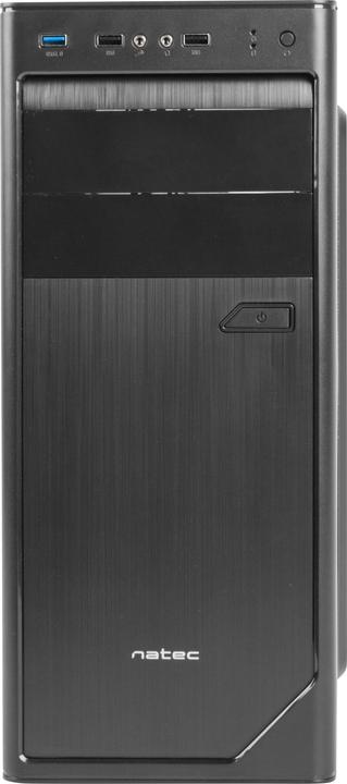 Produktbild Natec Bolita - Desktop - PC - Acrylnitril-Butadien-Styrol (ABS) - SPCC - Schwarz - ATX (ATX, mATX, Mini-ITX)