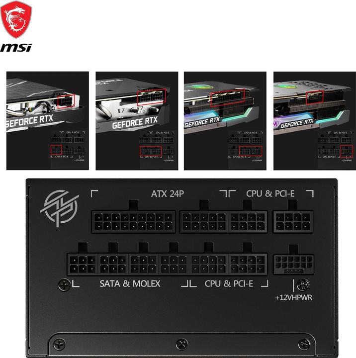 Produktbild MSI MPG A850G (850 W)