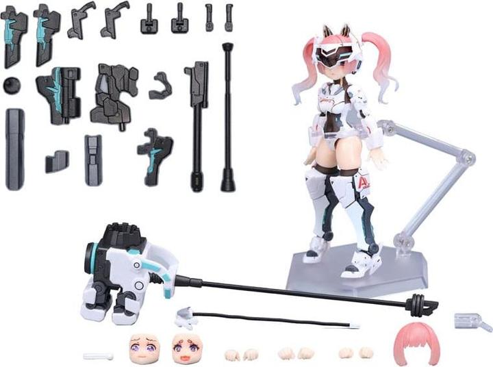 Actual product image Snail Shell Original Character Action Figure Kit 1/12 EveD Series AMBRA-02 (Strike Cat) Ambra 13 cm