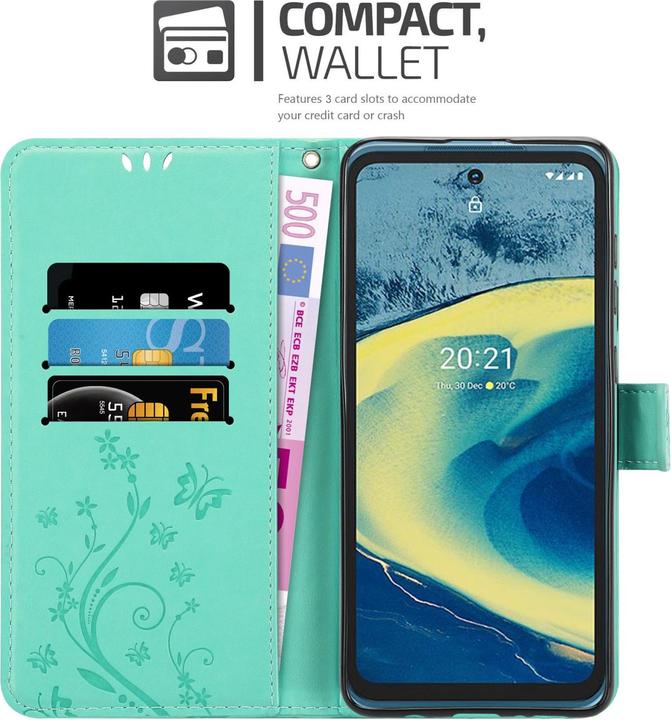 Image du produit Cadorabo Pochette Flower Book (Nokia XR20)