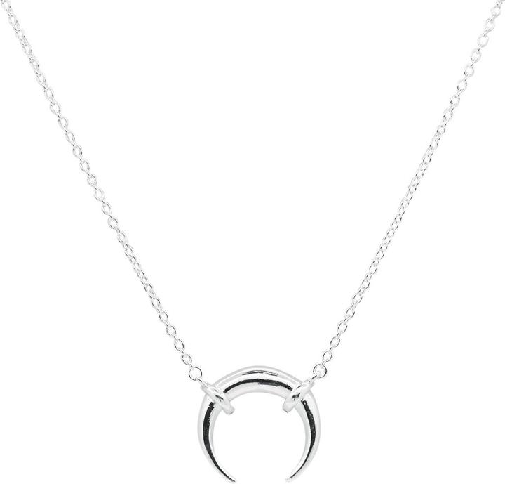Immagine prodotto Leyda Collana Demi-Lune (Argento 925, Pietra sintetica, 70 - 80 cm)