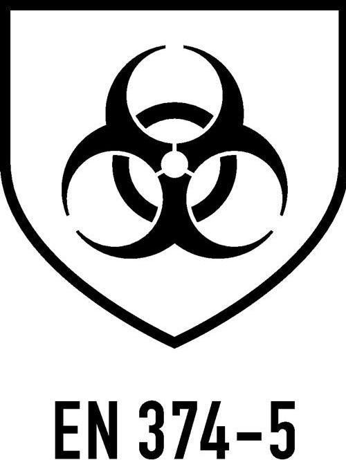 Actual product image Feldtmann Chemical glove Kenora size 10 blue/yellow EN 388,EN 374 PSA III STRONGHAND (10)