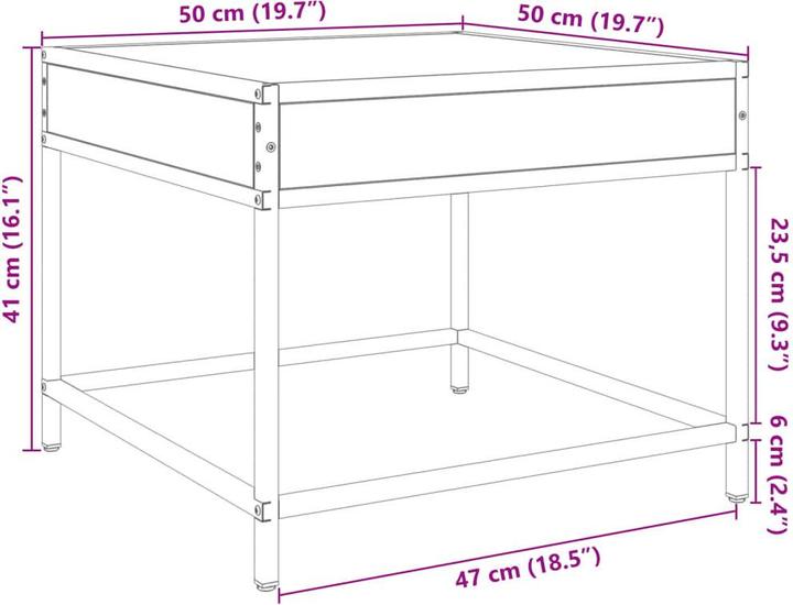 Actual product image vidaXL Couchtisch