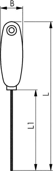 Actual product image Amf Hex bit screwdriver (Allen screw)