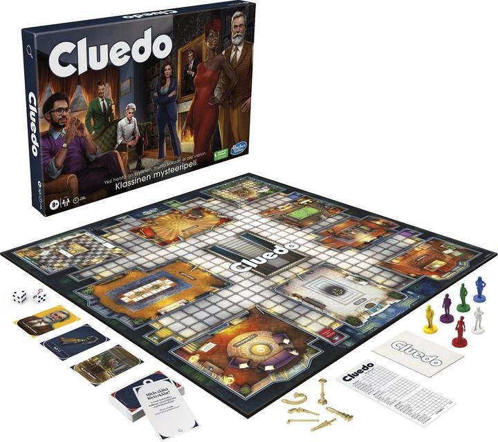 Actual product image Hasbro Gaming Cluedo 45 min Board game Detective (Finnish, 1 - 6 Players)