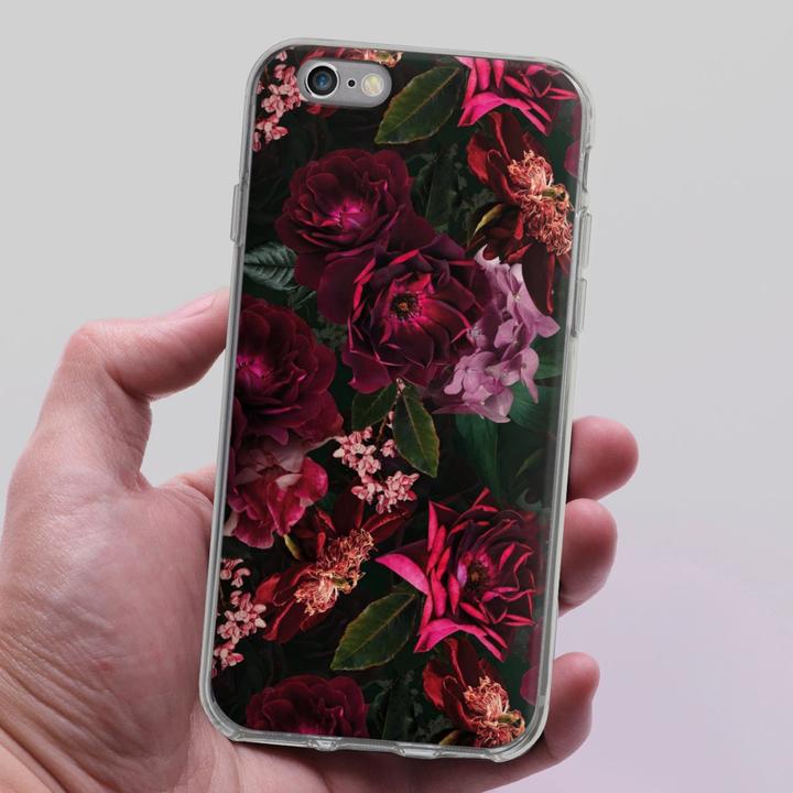 Produktbild DeinDesign Silikon Hülle für Apple iPhone 6 Handyhülle Case Smartphone Schutzhülle Blumen Blüte Rose (Apple iPhone 6)