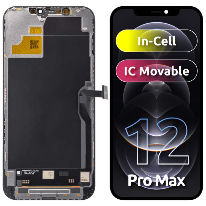 Actual product image JK Display Unit für iPhone 12 Pro Max, In-Cell Version, Schwarz (Display, Apple iPhone 12 Pro Max)