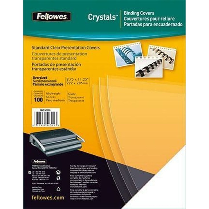 Produktbild Fellowes PVC Deckblätter (A4, 150 Mikron)