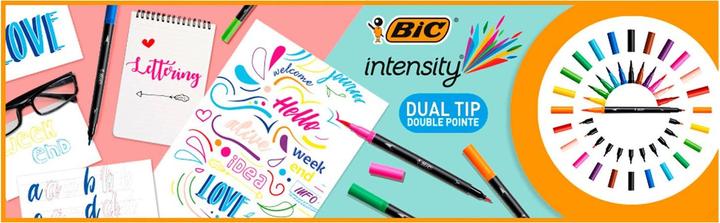 Produktbild Bic Intensity Filzstifte mit Doppelpunkt (6x)