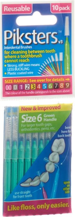 Produktbild Piksters Interdentalbürstchen 6 10 Stk (10 x, 6 mm)