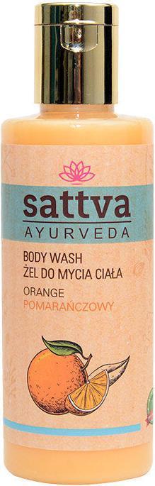 Actual product image Sattva Ayurveda Body Wash Orange (210 ml)