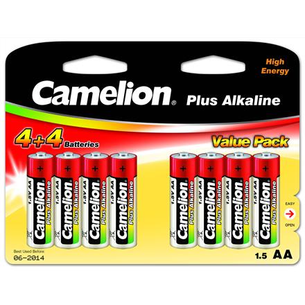 Produktbild Camelion Plus Alkaline LR6 AA Value Pack 8 Stück (8 Stk., AA, 2800 mAh)