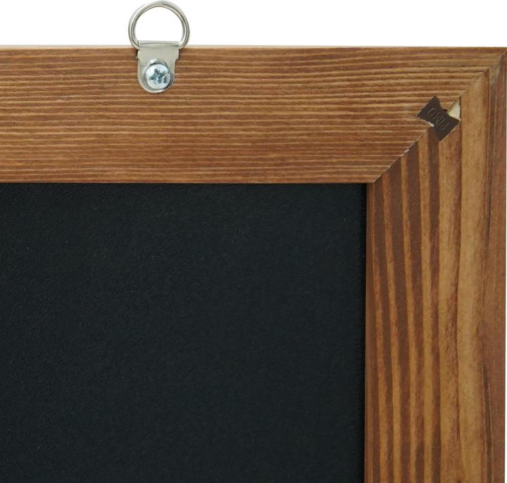 Image du produit Europel Tableau à craies avec cadre en bois, 500 x 700 mm, naturel (Tableau noir, 50 x 70 cm)