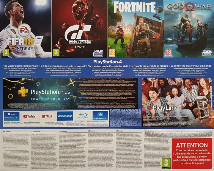 Image du produit Sony Playstation 4 Slim 500GB